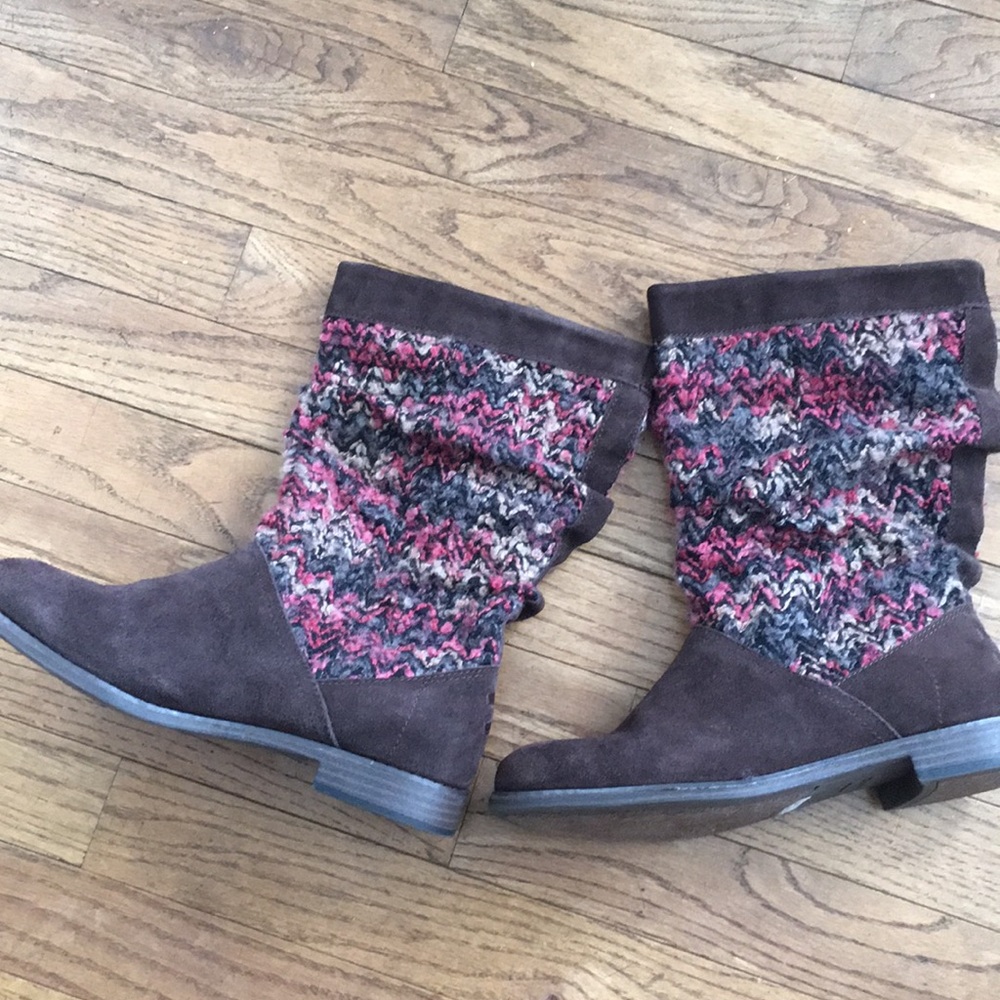 Toms wool and suede boots size 7.5
